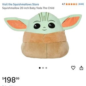 20” Squishmallows Star Wars Yoda Plush